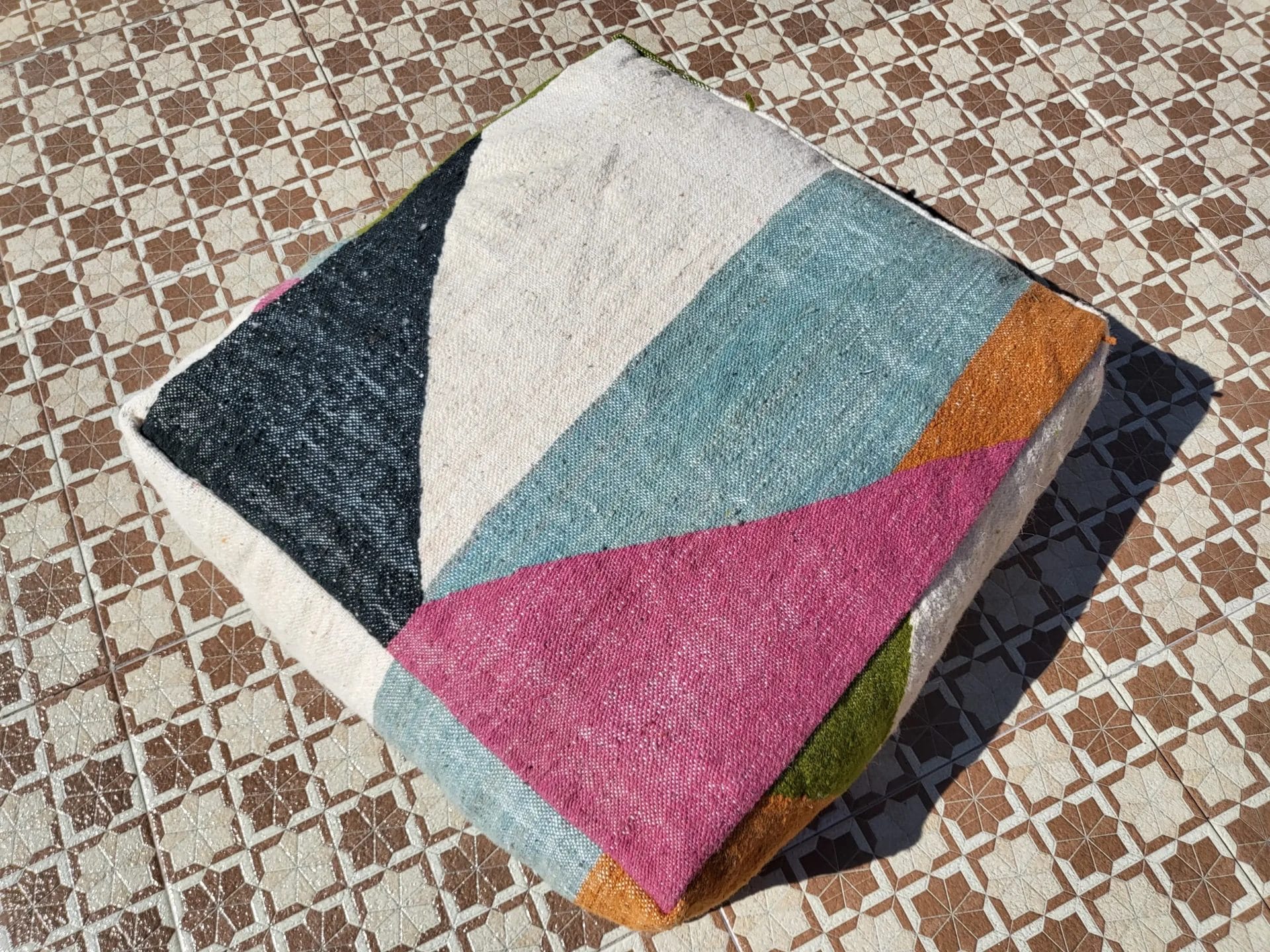 Marokkaanse Kilim Poef