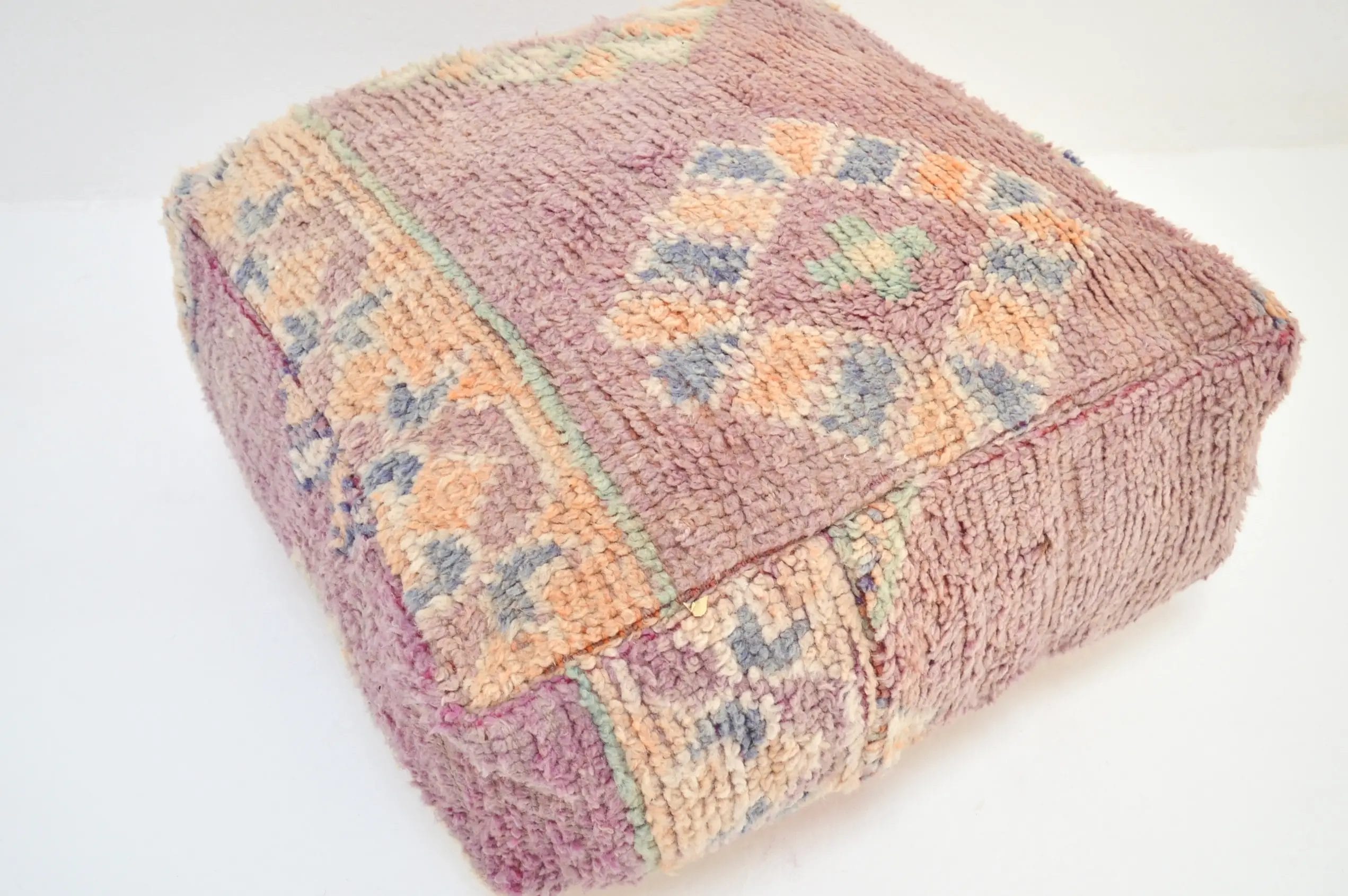 Moroccan Floor Poef Vintage Tapijt Poef