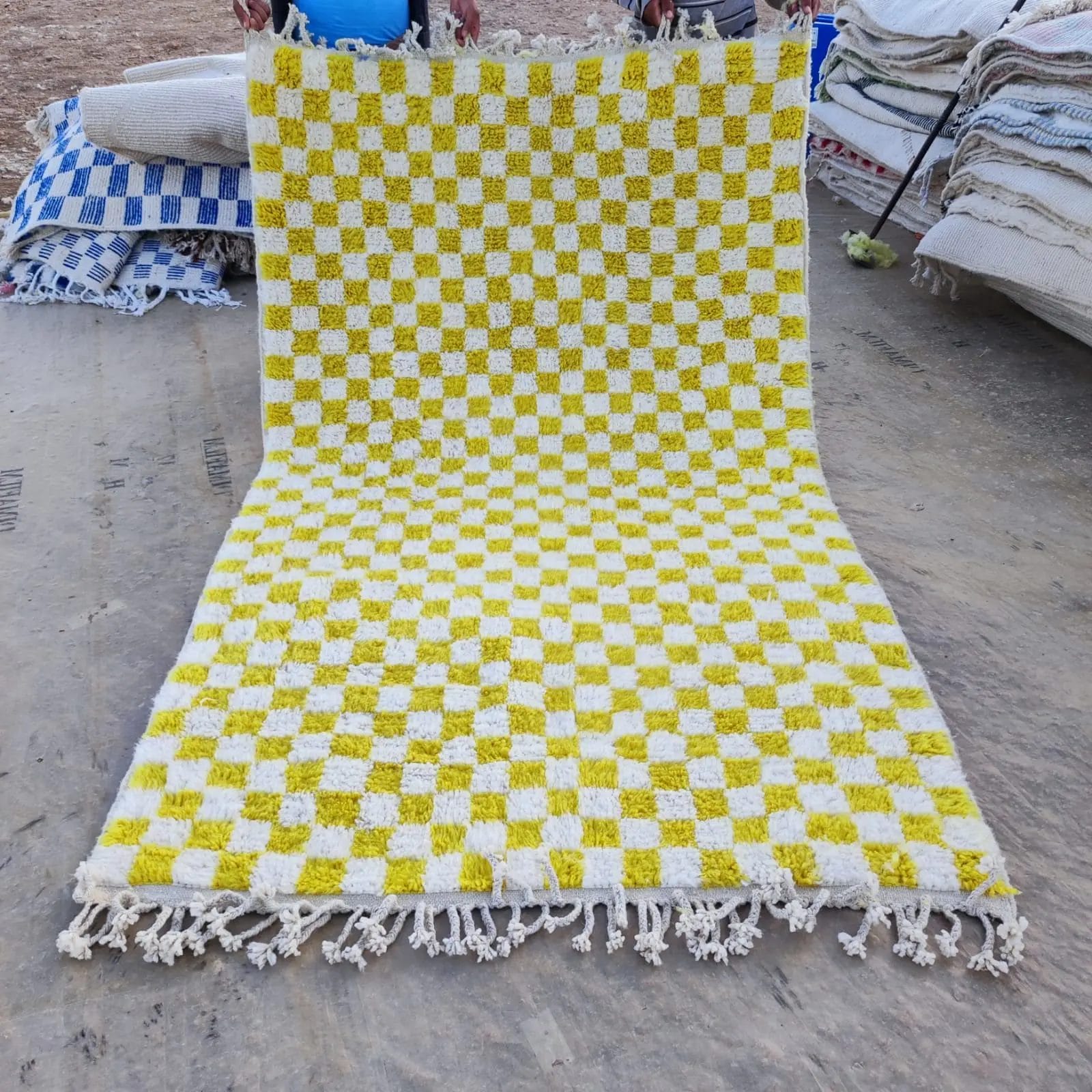 200 - 300 CM BENI OUARAIN VLOERKLEED 2190 MAROKKAANS TAPIJT HANDGEMAAKT