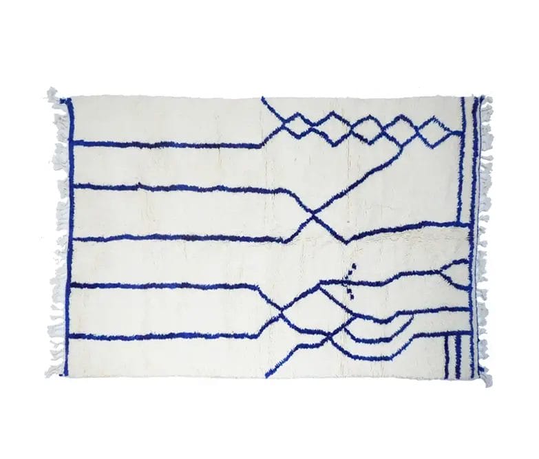 Handgemaakt Berber vloerkleed