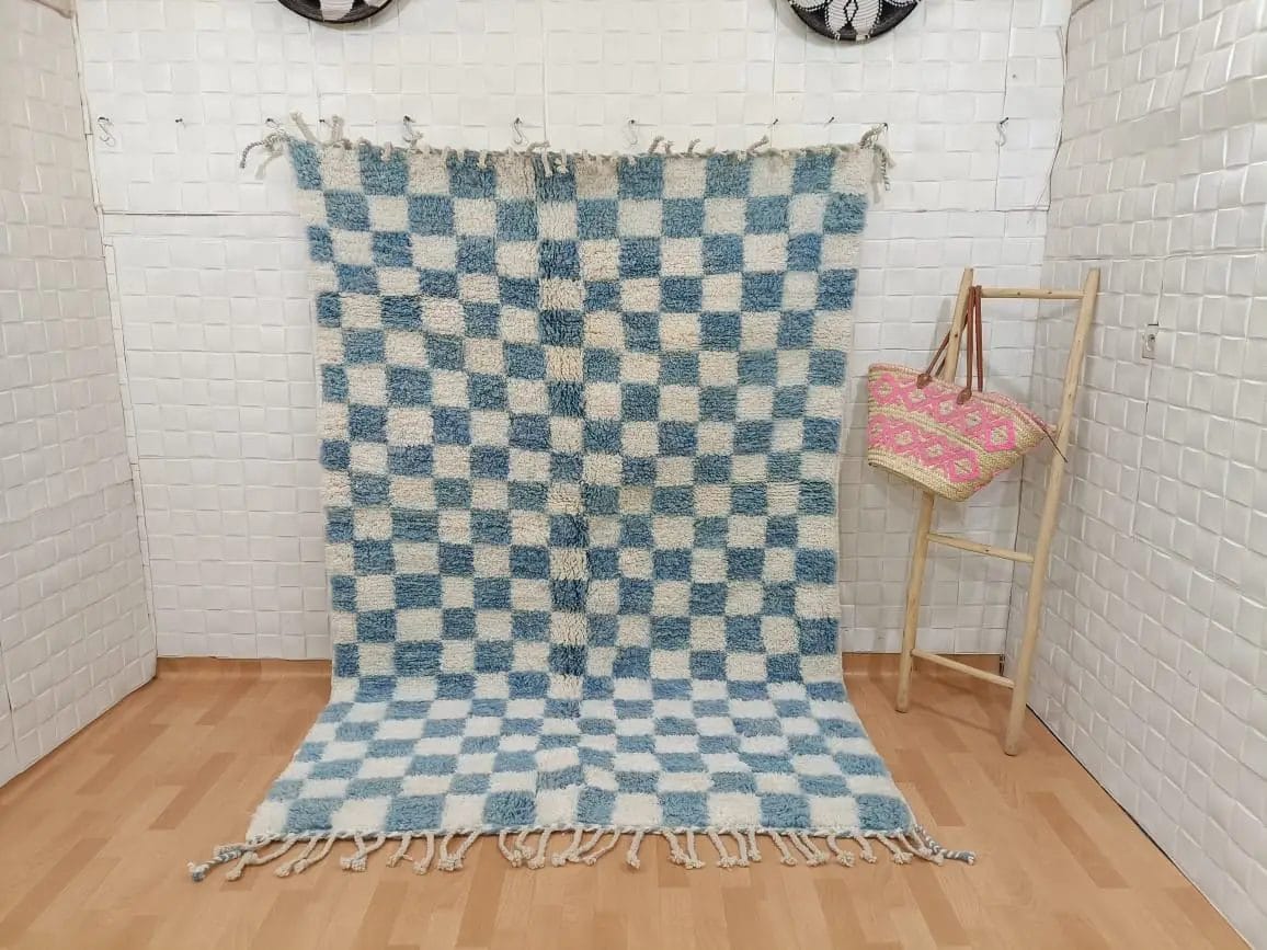 100% HANDGEMAAKTE MAROKKAANSE TAPIJTEN TAPIJT 150 - 250 cm nr 189